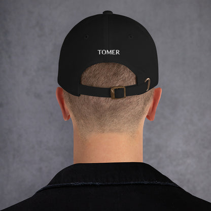 Tomerstyles Black Dad Hat - White Logo
