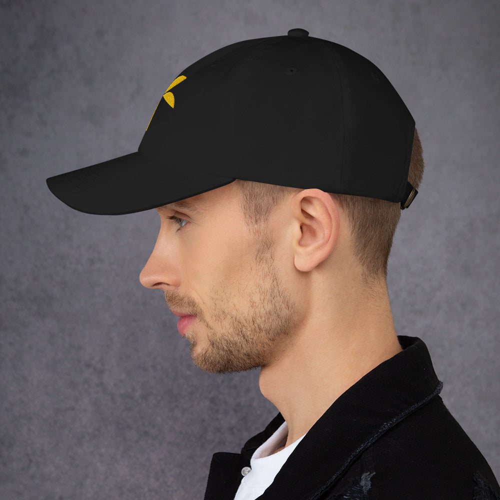 Tomerstyles Black Dad Hat - Gold Logo