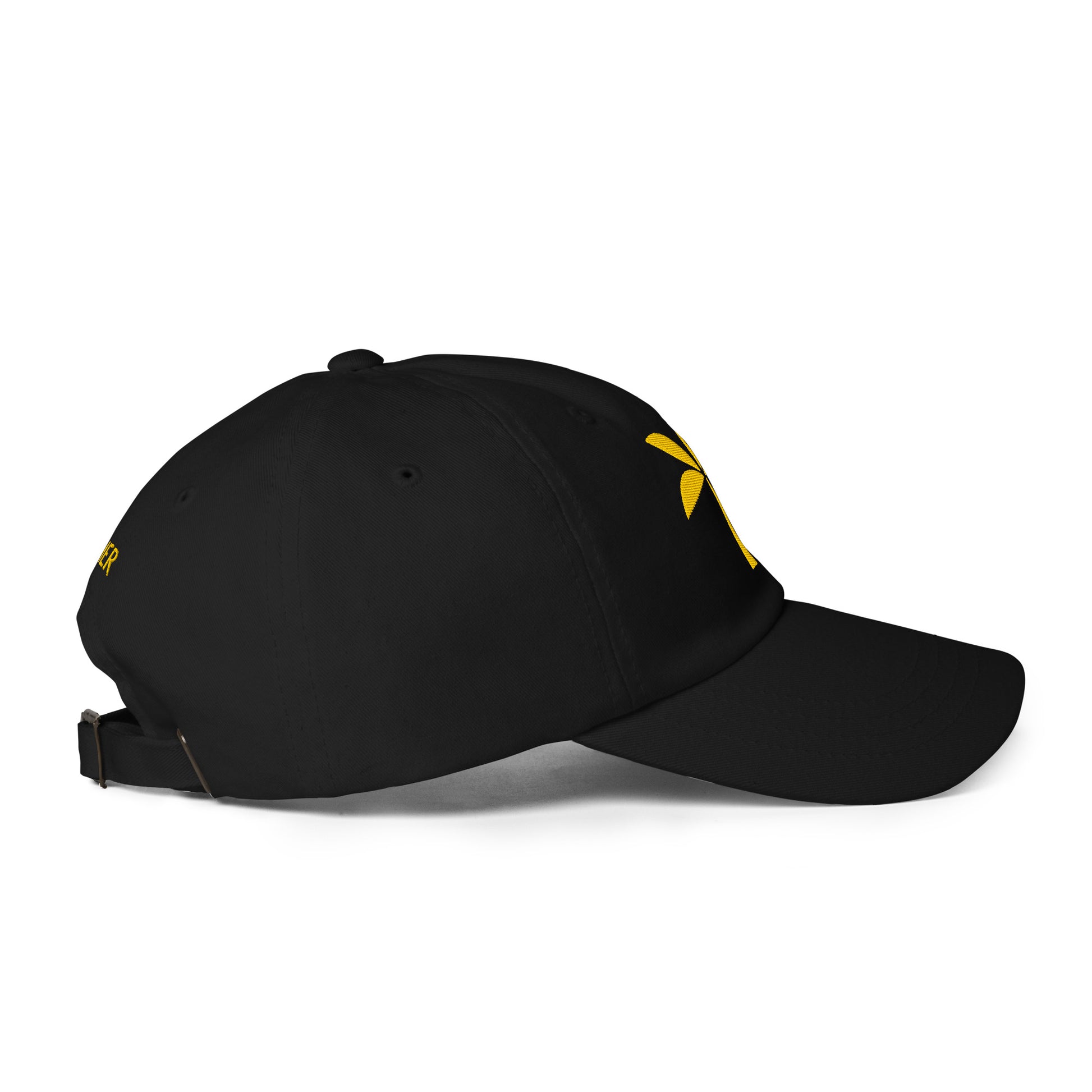 Tomerstyles Black Dad Hat - Gold Logo