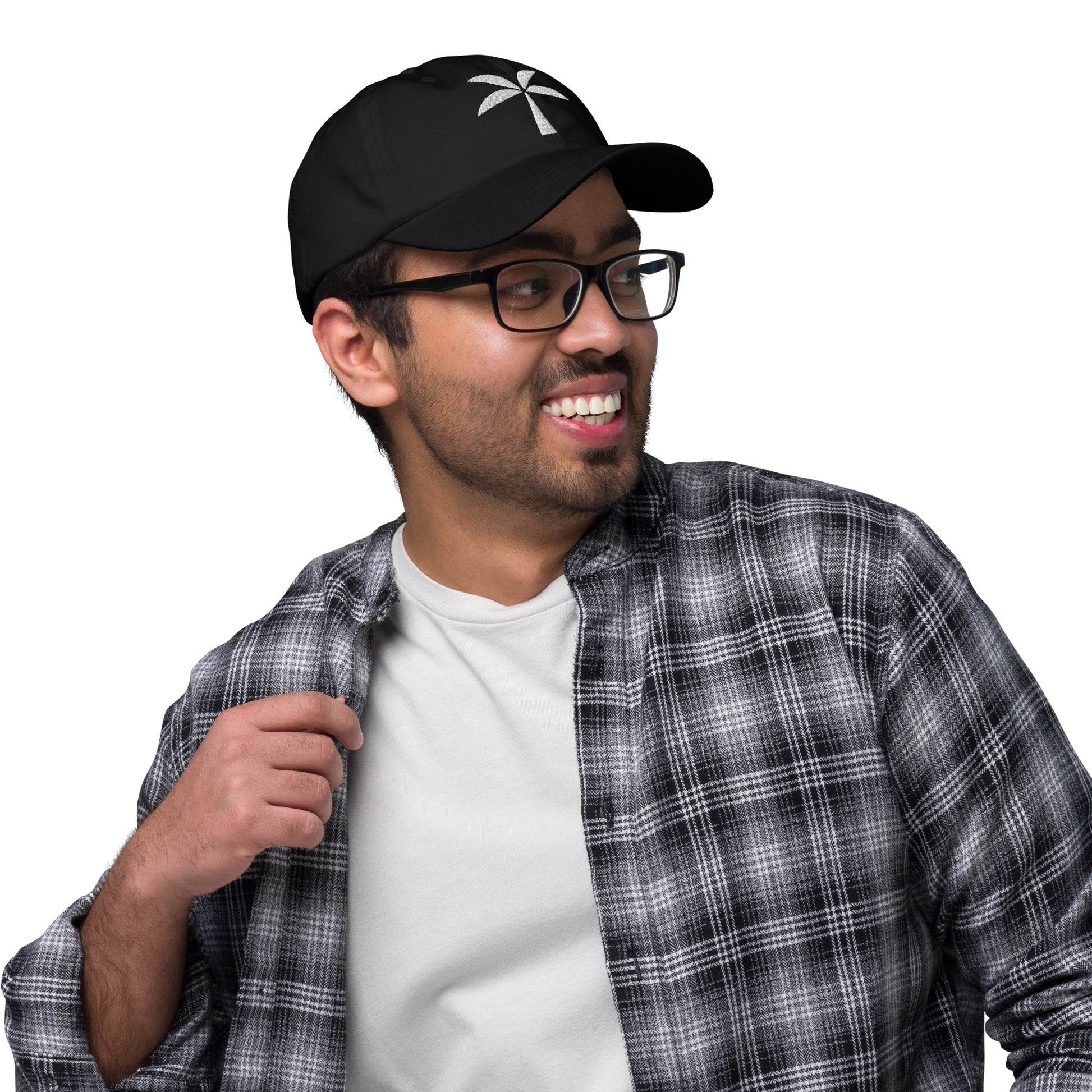Tomerstyles Black Dad Hat - White Logo