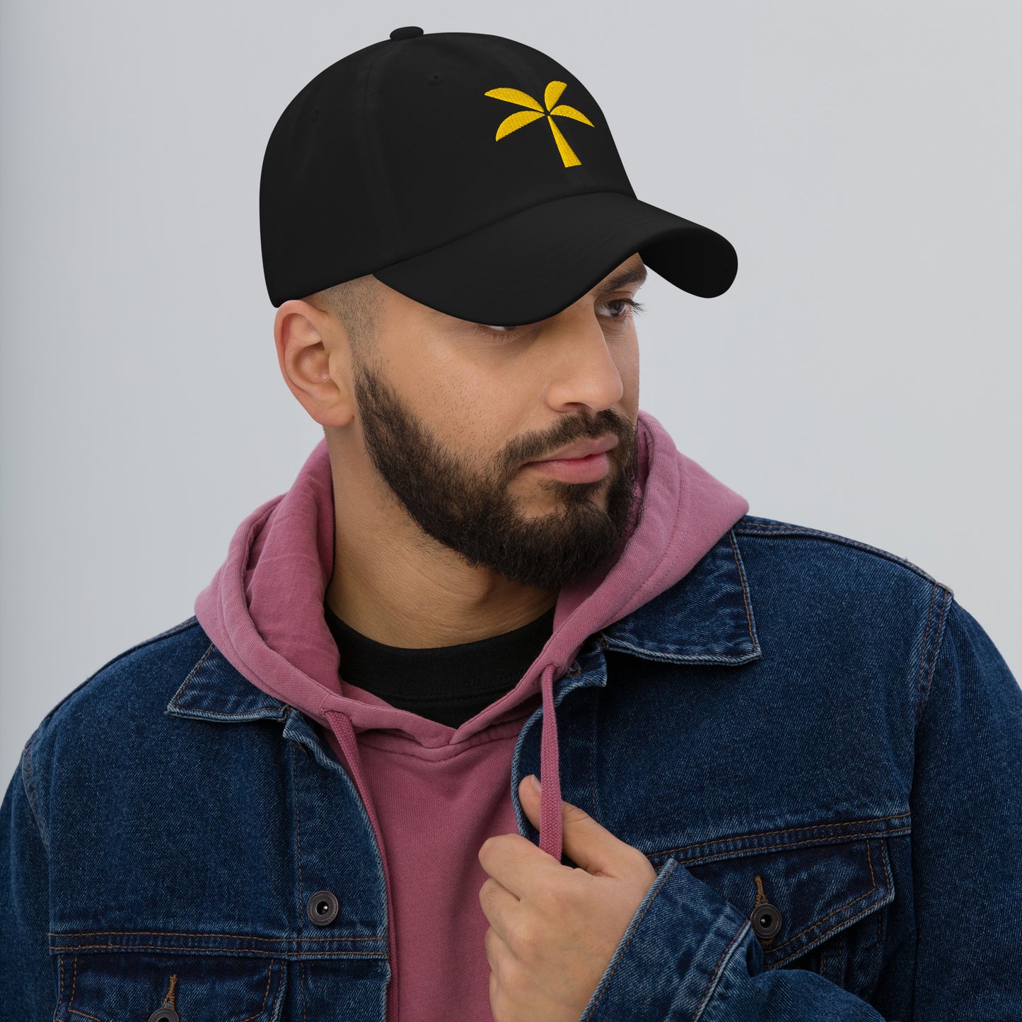 Tomerstyles Black Dad Hat - Gold Logo