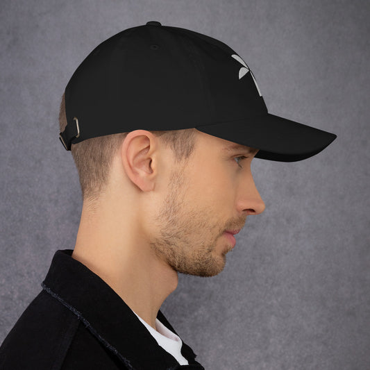 Tomerstyles Black Dad Hat - White Logo