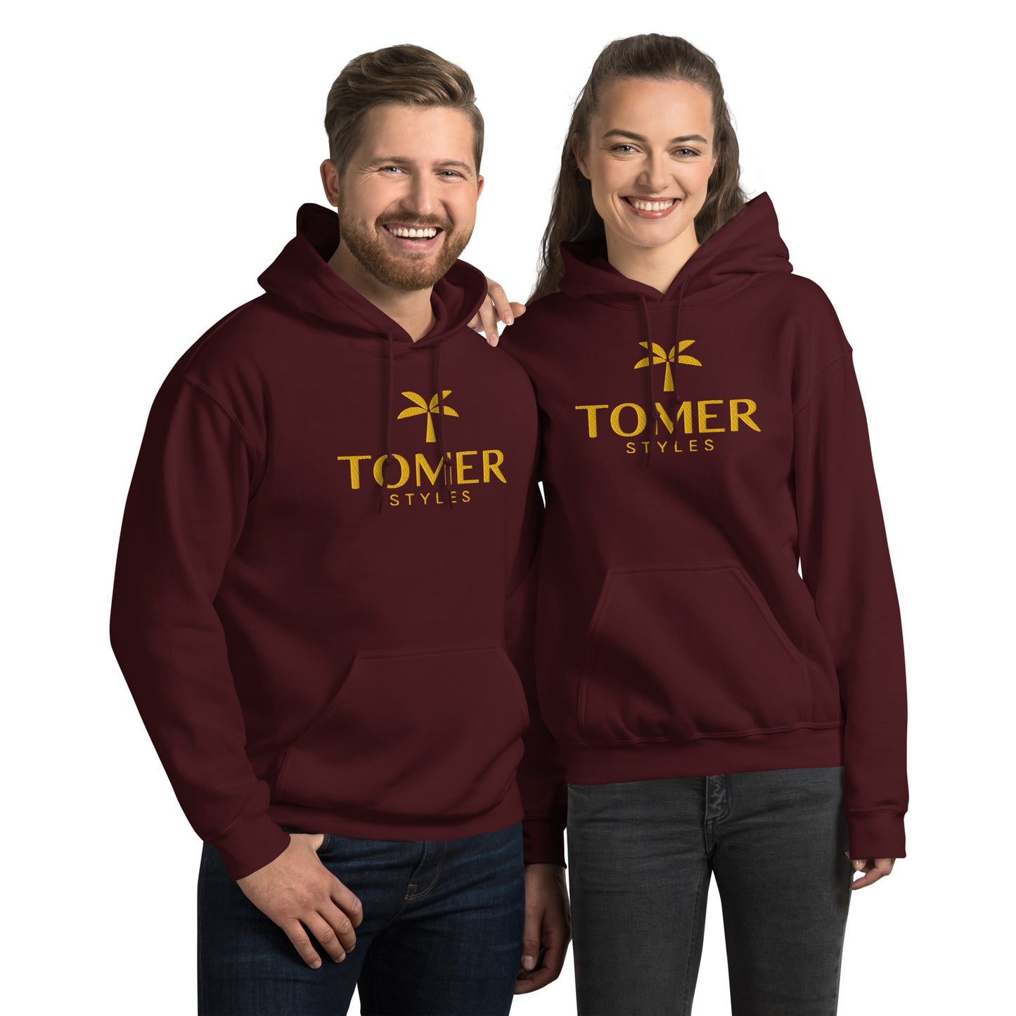 TOMERSTYLES Hoodie – Maroon